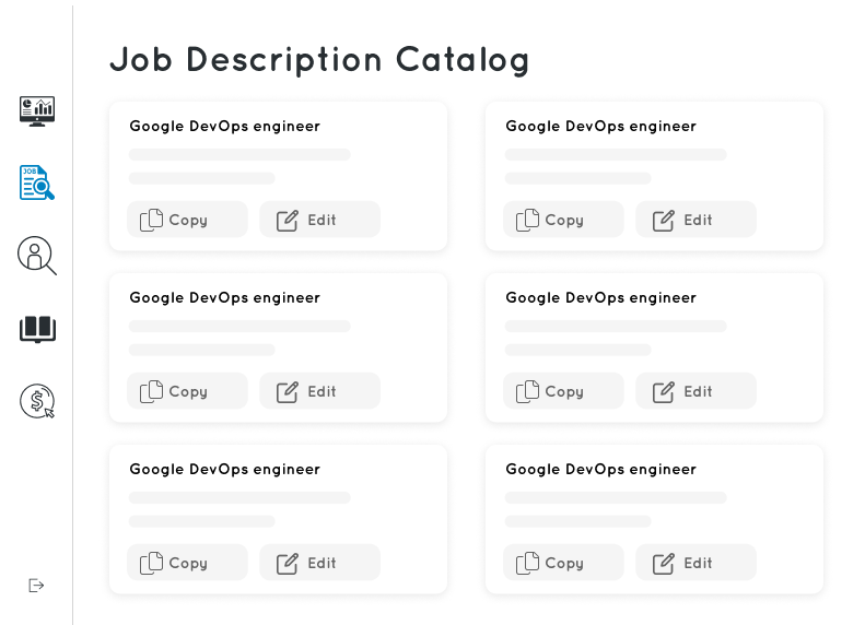 Job Description Catalog
